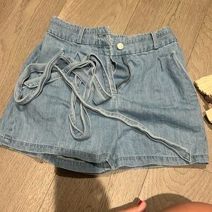 Paper bag shorts